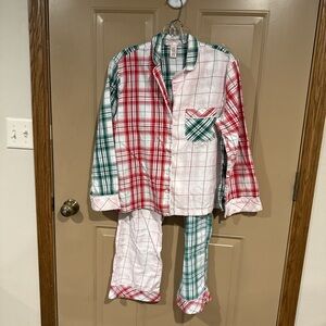 Victoria's Secret Festive Plaid Pajama Set